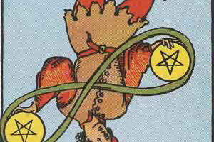 ペンタクルの2の逆位置