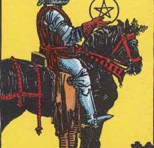 ペンタクルの騎士の正位置