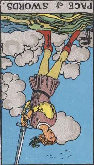 ソードの小姓の逆位置