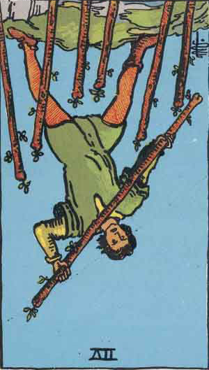 ワンドの7の逆位置