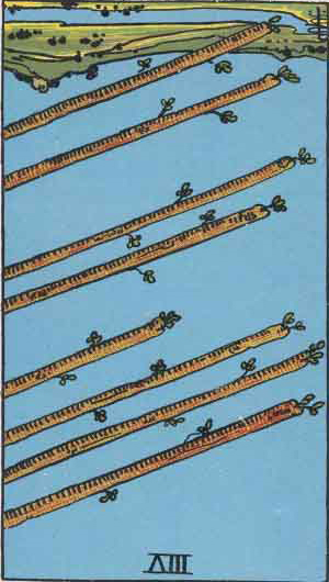 ワンドの8の逆位置