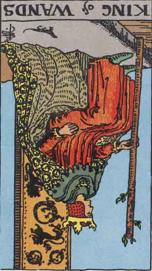 ワンドの王の逆位置